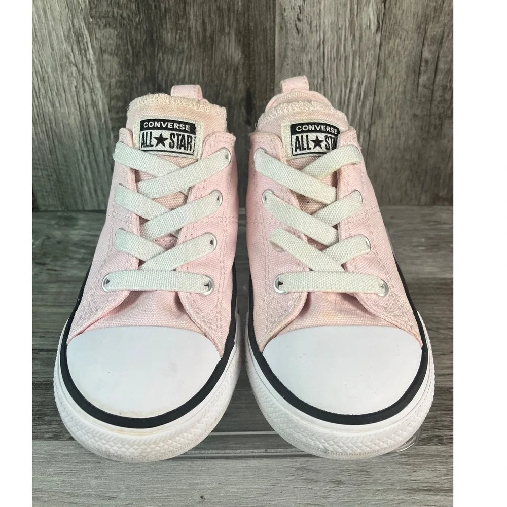 Converse Chuck Taylor All Star Pink Canvas Infant Low Top Sneakers 9 A11475F